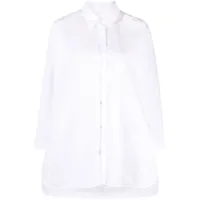 jil sander t-shirt à manches crop - blanc