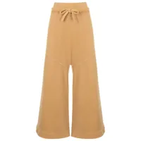 osklen pantalon à taille à lien de resserrage - marron