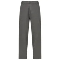 osklen pantalon en coton à coupe droite - gris