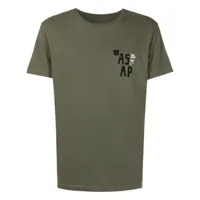 osklen t-shirt à imprimé asap - vert