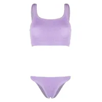 reina olga bikini ginny à effet froissé - violet