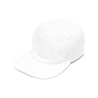 mm6 maison margiela casquette à logo appliqué - blanc