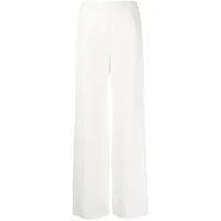 valentino garavani pantalon de tailleur à coupe ample - blanc