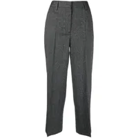 prada pre-owned pantalon de tailleur court (années 2010) - gris