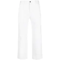 bode pantalon de costume à coupe droite - blanc