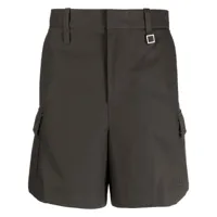 wooyoungmi short à design multi-poches - marron