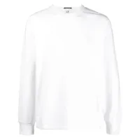 c.p. company t-shirt en coton à manches longues - blanc