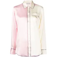 pierre-louis mascia chemise de pyjama à design bicolore - rose