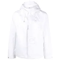 c.p. company veste zippée à capuche - blanc