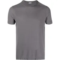 zanone t-shirt à col rond - gris