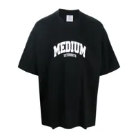 vetements chemise à logo medium imprimé - noir