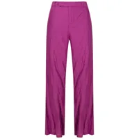 uma | raquel davidowicz pantalon de tailleur à deux poches - violet