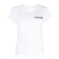 eleventy t-shirt en coton à encolure ronde - blanc