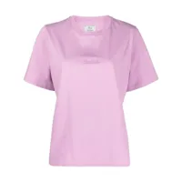 woolrich t-shirt en coton à logo brodé - rose