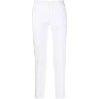 pt torino pantalon de costume à coupe courte - blanc