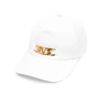 valentino garavani casquette à plaque logo vlogo - blanc