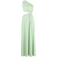 chiara boni la petite robe robe longue à une épaule - vert