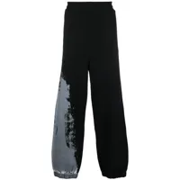 a-cold-wall* pantalon de jogging à imprimé abstrait - noir