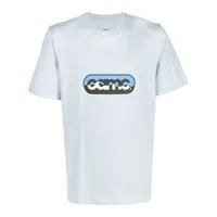 oamc t-shirt à logo imprimé - bleu