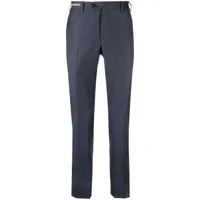 corneliani pantalon de costume à coupe slim - bleu