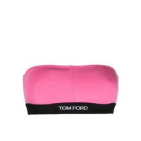 tom ford soutien-gorge à logo imprimé - rose