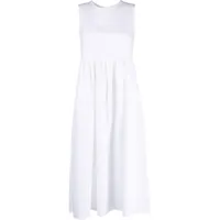 blanca vita robe mi-longue plissée à design sans manches