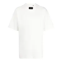 y-3 t-shirt à patch logo - blanc