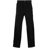a.p.c. pantalon de jogging en coton - noir