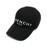 givenchy casquette à logo imprimé - noir