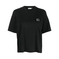 carhartt wip t-shirt oversize en coton biologique - noir