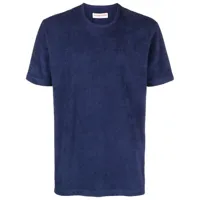 orlebar brown t-shirt nicolas en tissu éponge - bleu