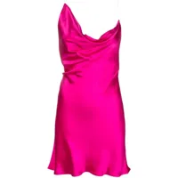 y/project robe courte à design drapé - rose