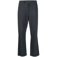prada pre-owned pantalon de tailleur à coupe courte (années 1990) - gris
