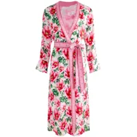 alice + olivia robe de chambre joon à design réversible - rose