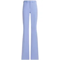 marni pantalon droit à plis marqués - bleu