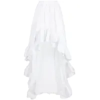 amen jupe longue à design asymétrique - blanc