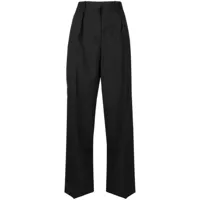 the row pantalon de costume à taille mi-haute - noir