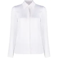michael kors collection chemise hansen à manches longues - blanc