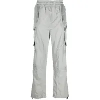 a-cold-wall* pantalon cargo à effet délavé - gris
