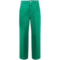 closed pantalon droit à coupe courte - vert