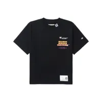 maison mihara yasuhiro t-shirt en coton à logo imprimé - noir