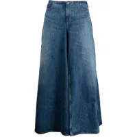 y/project jupe en jean à coupe longue - bleu