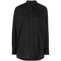 nili lotan chemise en coton à design uni - noir