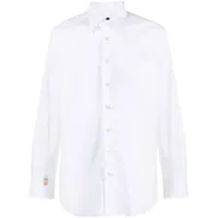 billionaire chemise en popeline à coupe cintrée - blanc