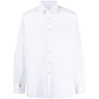 billionaire chemise slim à logo brodé - blanc