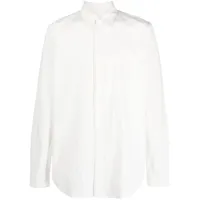 forme d'expression chemise en coton à col pointu - blanc