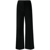 woolrich pantalon en velours côtelé à coupe ample - noir