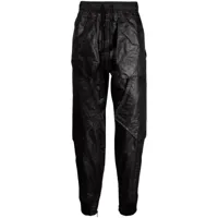 julius pantalon à poches cargo - noir