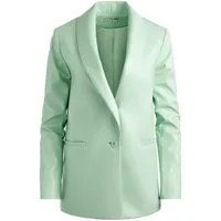 alice + olivia blazer denny à simple boutonnage - vert