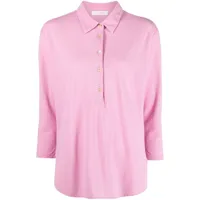 zanone chemise à manches bouffantes - rose